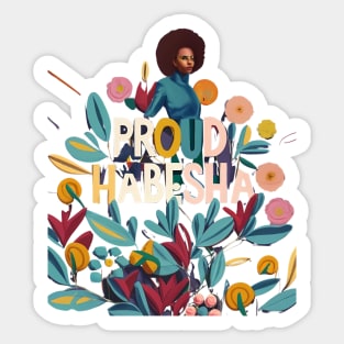 Proud Habesha Sticker